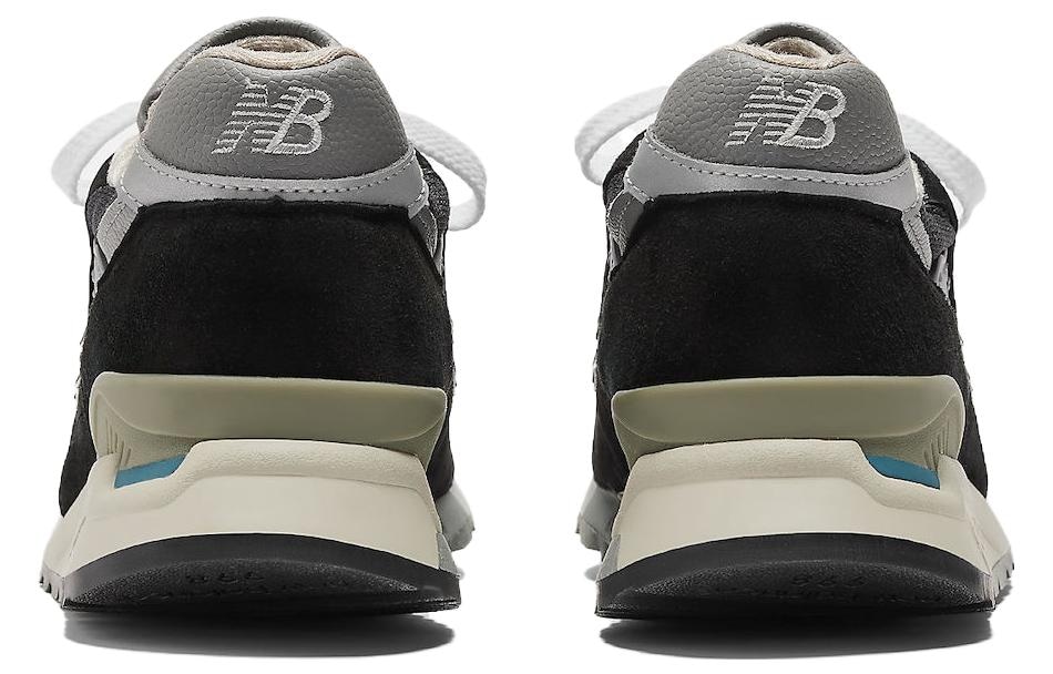 New Balance 998 Black Grey — фото 8