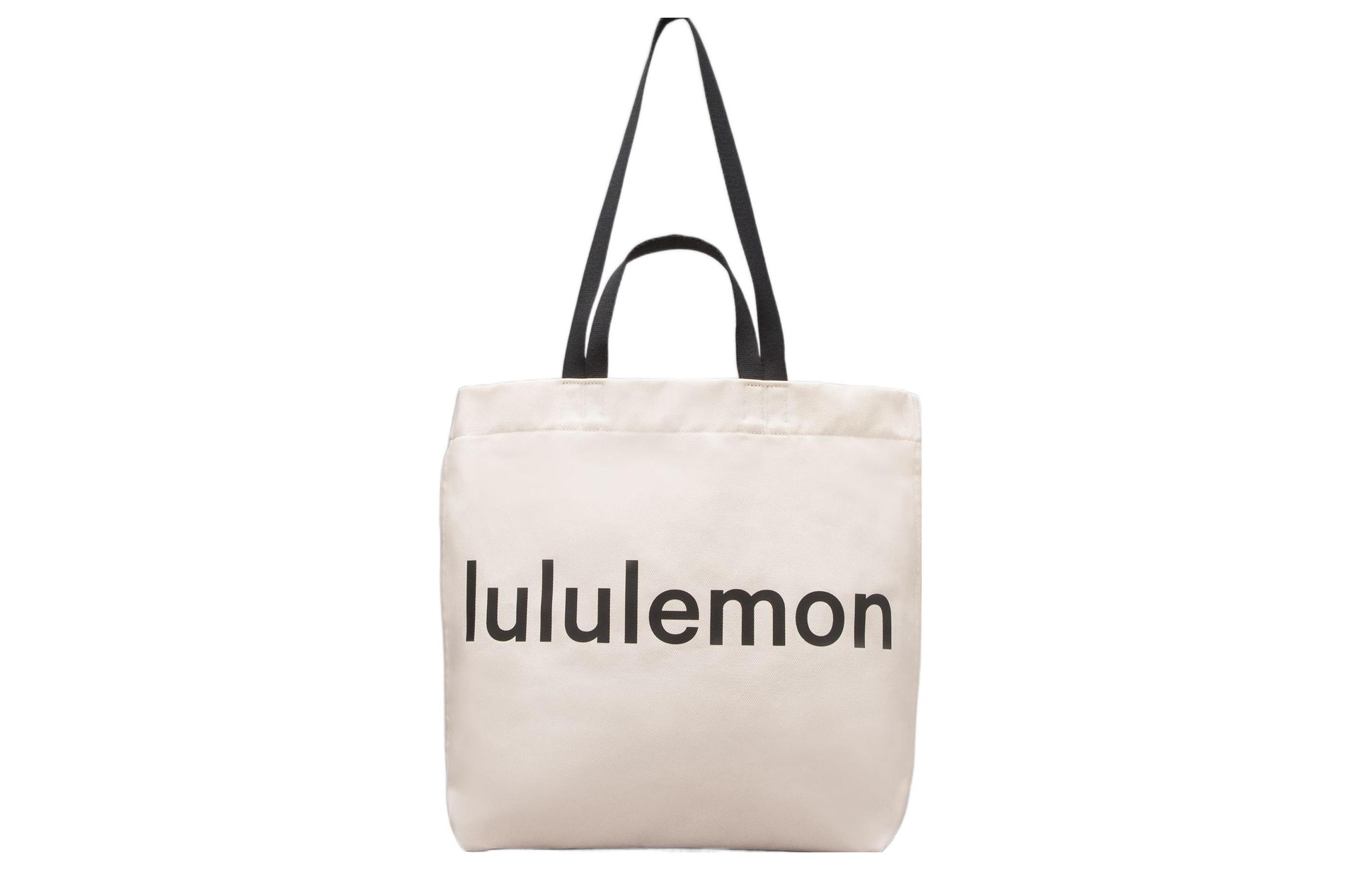 lululemon/露露乐蒙 lululemon Canvas Tote Bag White/Black