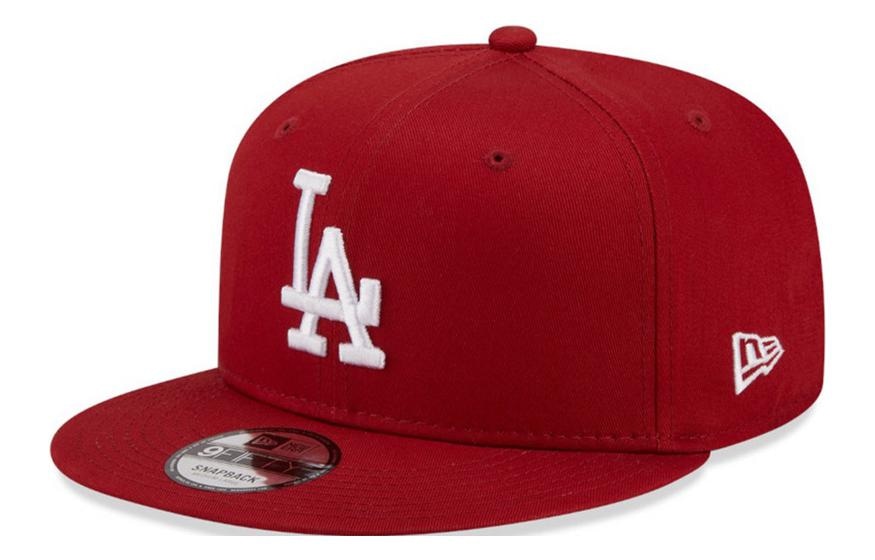 New Era LA Embroidered Cap Red