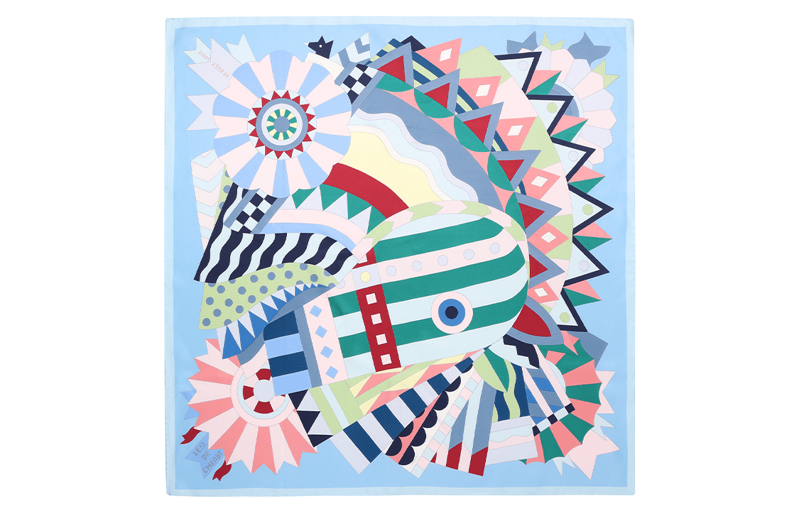 HERMES/爱马仕 Hermes Celebration Horse Scarf