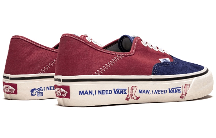 Vans Authentic Brown Blue — фото 7