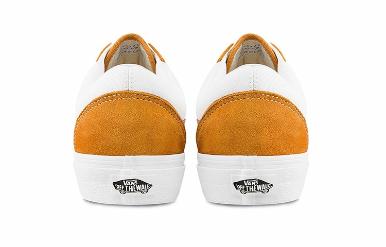 Vans Old Skool White Yellow — фото 7