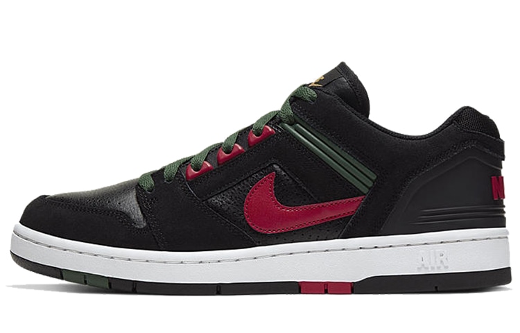 Nike Air Force 2 Low Black Red Green — фото 5