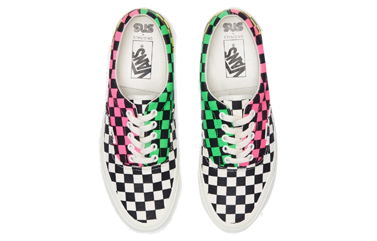 Vans Sneakersnstuff x Vans Era Lx Pink Green — фото 9