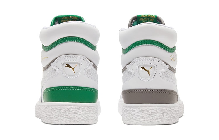Puma Ralph Sampson Mid White Green Grey — фото 10