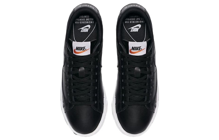 Nike Blazer Low LE Black White — фото 9