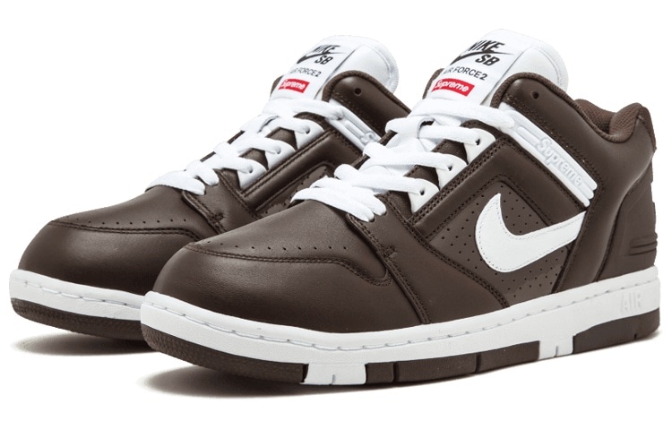Nike Air Force 2 Low Brown — фото 7
