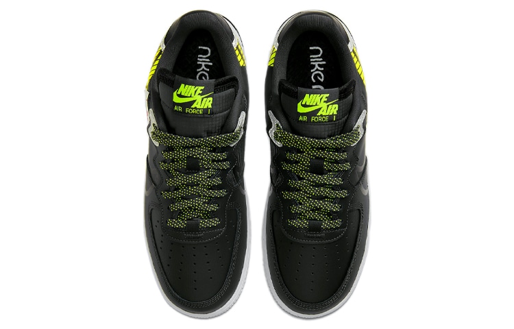 Nike Air Force 1 Low React Black Yellow — фото 9