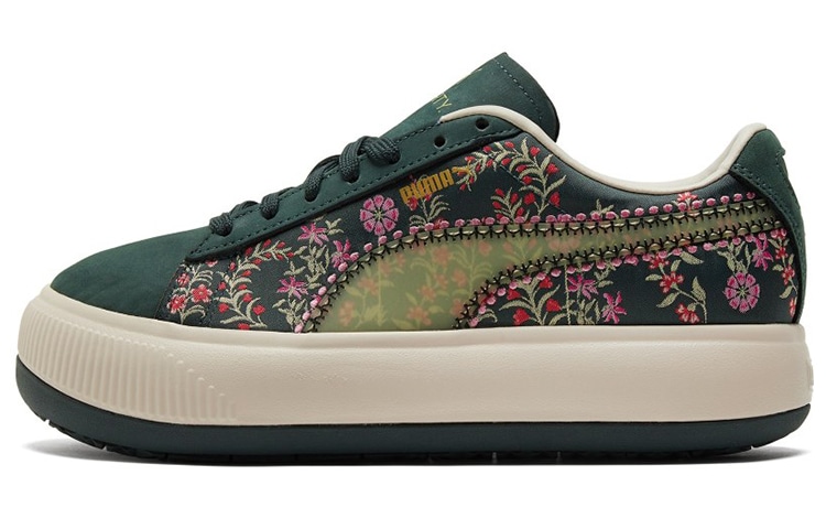 Puma Liberty x PUMA Suede Floral Low Green — фото 5