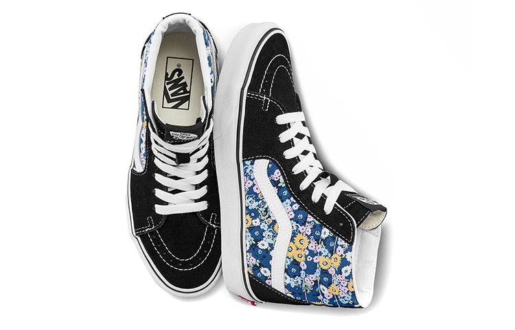 Vans SK8 High Black White Blue — фото 8