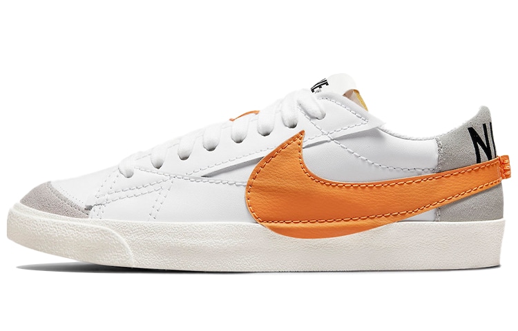 Nike Blazer Low Jumbo White Orange — фото 6