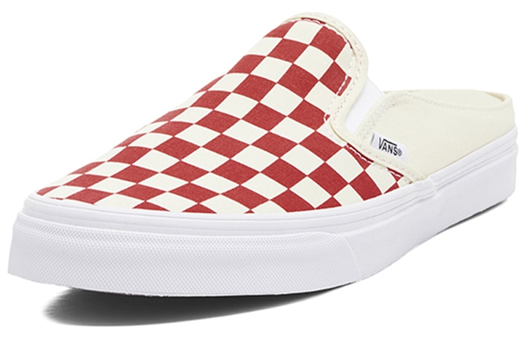 Vans Slip-On Red White Checkered — фото 1