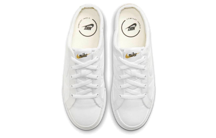Nike Court Legacy Mule White Black — фото 9