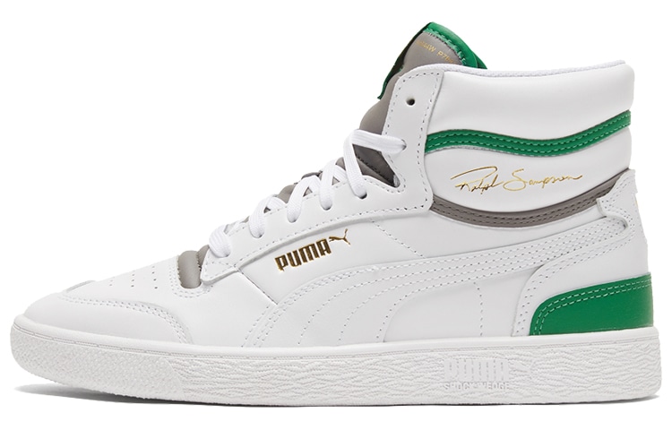 Puma Ralph Sampson Mid White Green Grey — фото 6