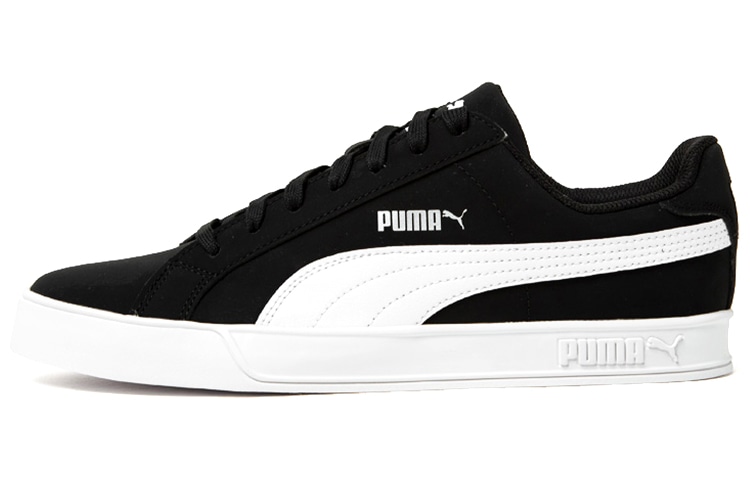 Puma Smash Vulc Black White — фото 5