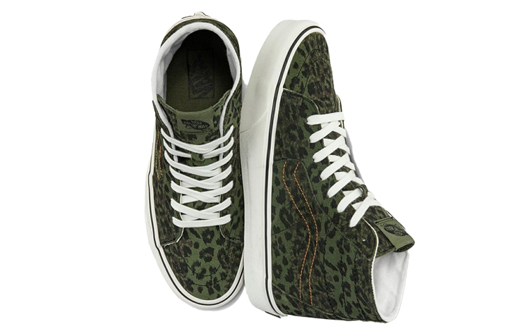 Vans SK8 Tapered Leopard Green — фото 8