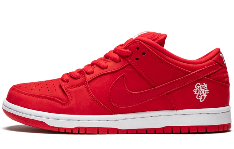 Nike Dunk SB Verdy Girls Don't Cry Osaka Exclusive Low Red White — фото 4