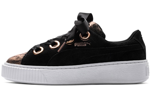 Puma Platform Low Black Gold — фото 5