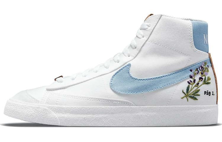 Nike Blazer '77 White Blue — фото 6