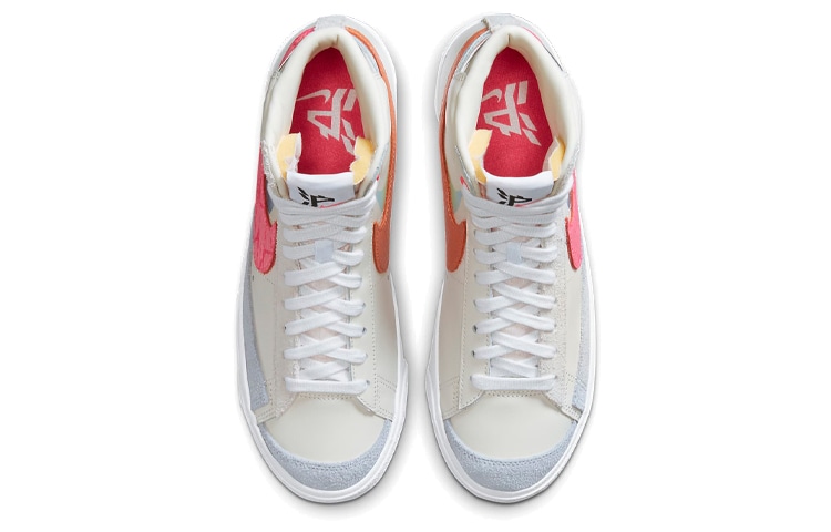 Nike Blazer 77 Mid White Red Blue — фото 9