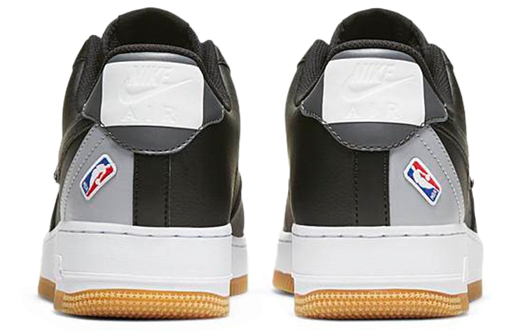 Nike Air Force 1 '07 LV8 NBA Black Grey — фото 10