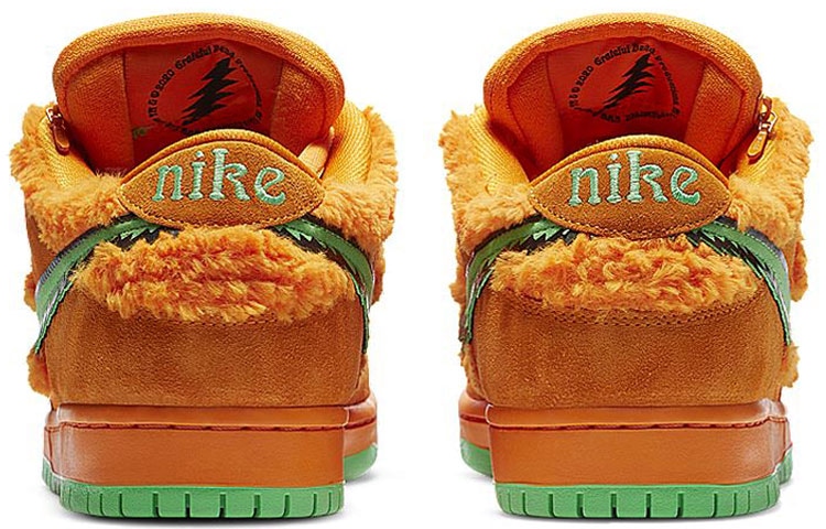 Nike Grateful Dead x Nike Dunk SB "Orange Bear" — фото 10