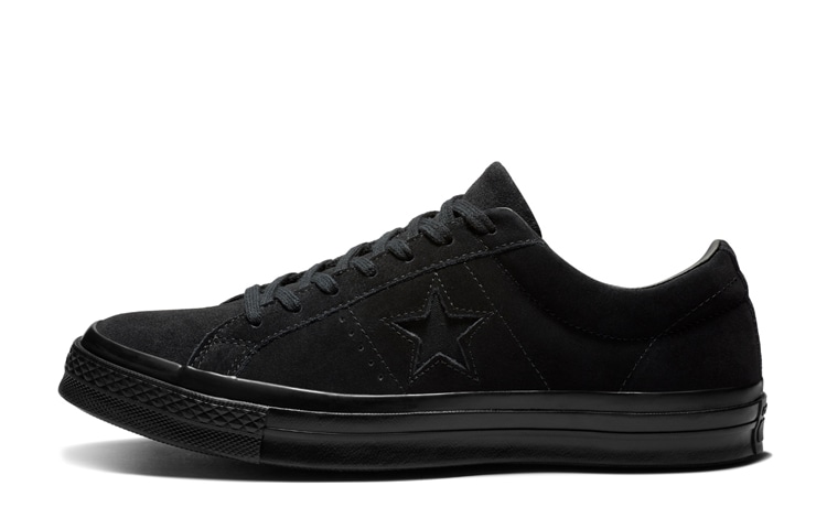 Converse One Star Suede Triple Black Low Top — фото 6