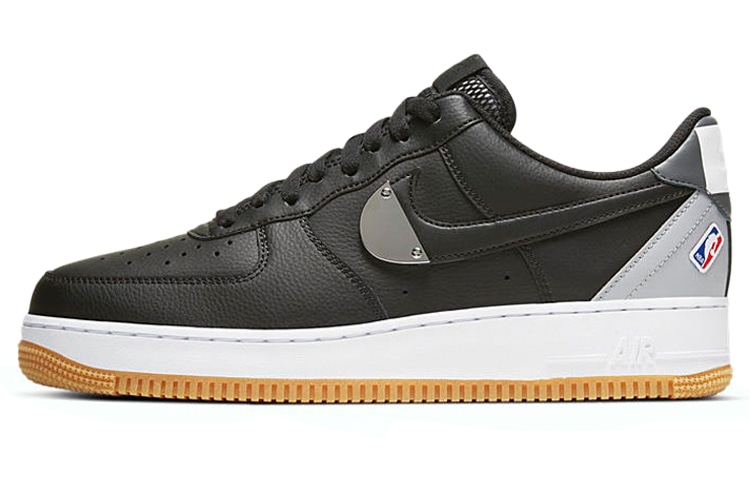 Nike Air Force 1 '07 LV8 NBA Black Grey — фото 6