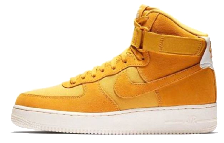 Nike Air Force 1 Suede Yellow Ochre — фото 5