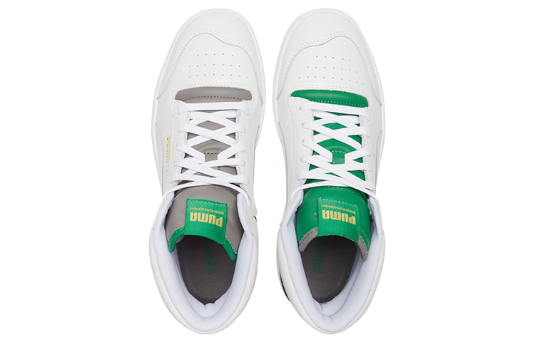 Puma Ralph Sampson Mid White Green Grey — фото 9