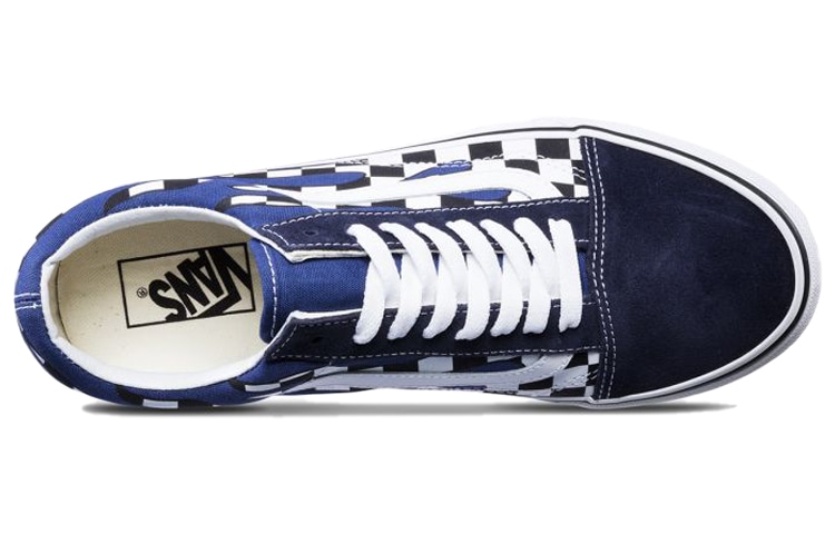 Vans Old Skool Blue Checkerboard — фото 8