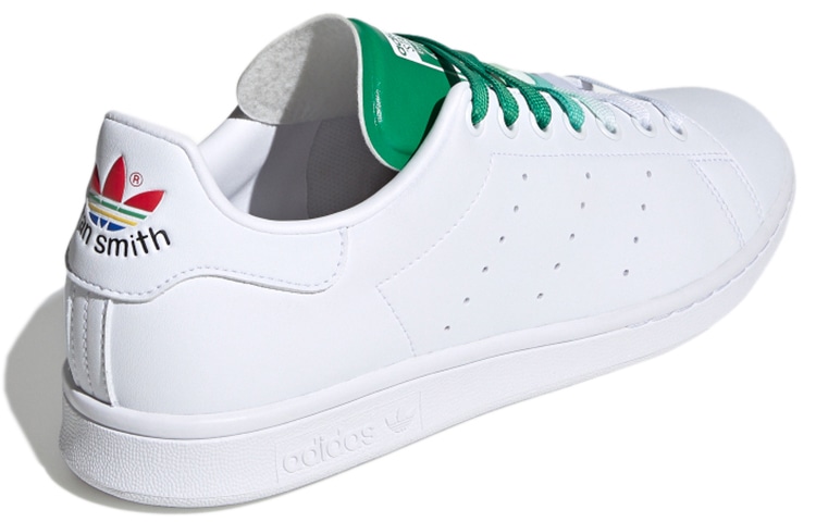 adidas originals adidas Stan Smith White Green Red — фото 10