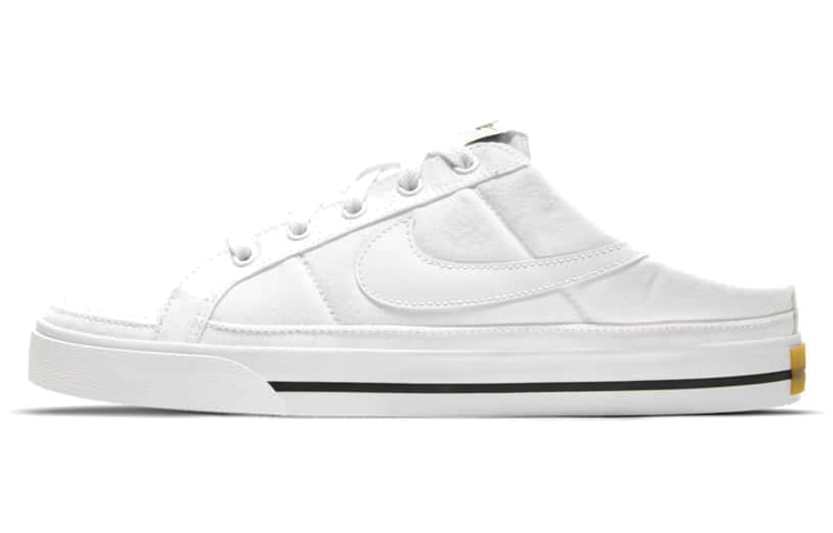 Nike Court Legacy Mule White Black — фото 6