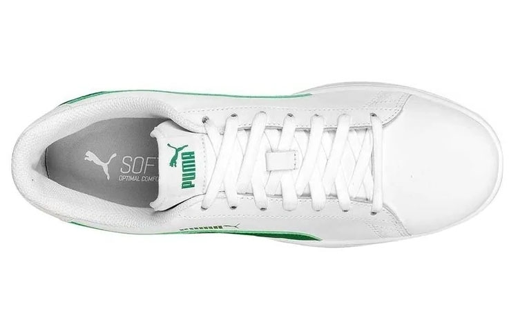 Puma Smash V2 L White Green — фото 8