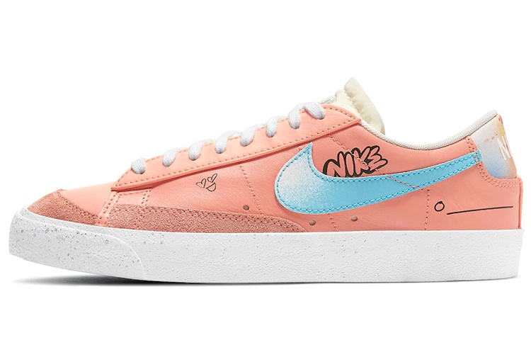 Nike Blazer Low '77 Swoosh Pink — фото 6