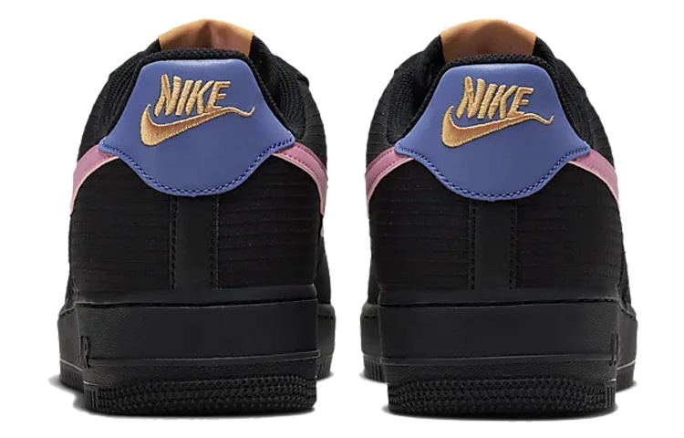 Nike Air Force 1 Low 07 LV8 2 Black Pink — фото 8