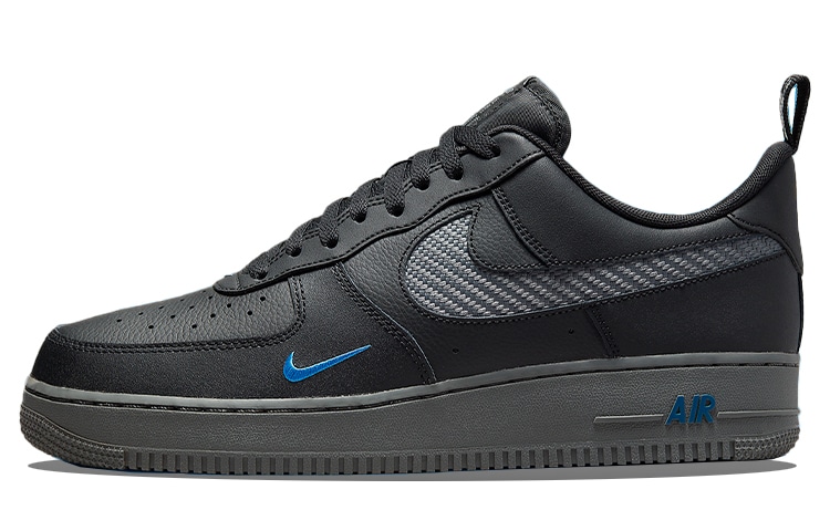 Nike Air Force 1 Low Black Blue — фото 5