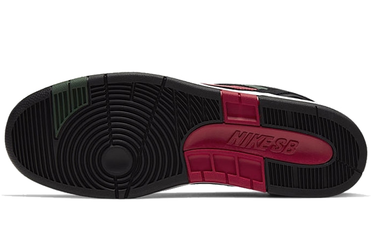 Nike Air Force 2 Low Black Red Green — фото 9