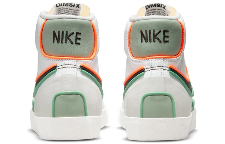 Nike Blazer 77 White Grey Green — фото 10