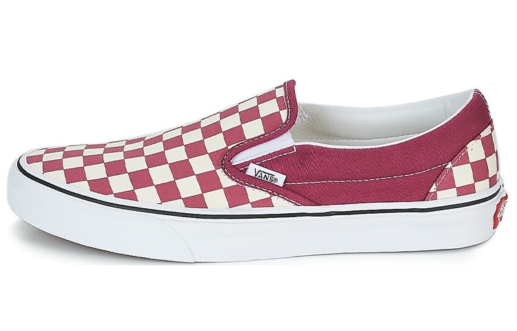 Vans Slip-On Checkerboard White Purple — фото 5