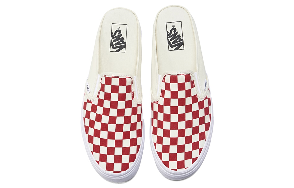 Vans Slip-On Red White Checkered — фото 7