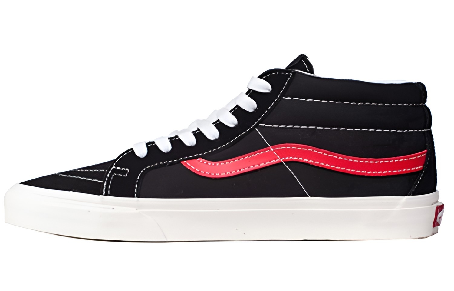 Vans SK8 Mid Black Red — фото 4