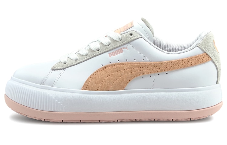 Puma Suede Mayu White Orange — фото 5
