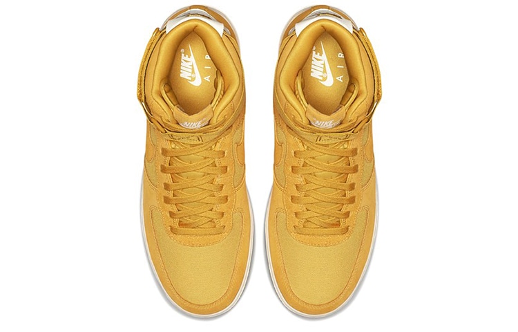 Nike Air Force 1 Suede Yellow Ochre — фото 8