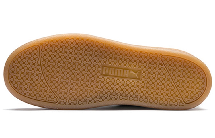 Puma Smash Platform Frill White Brown — фото 9