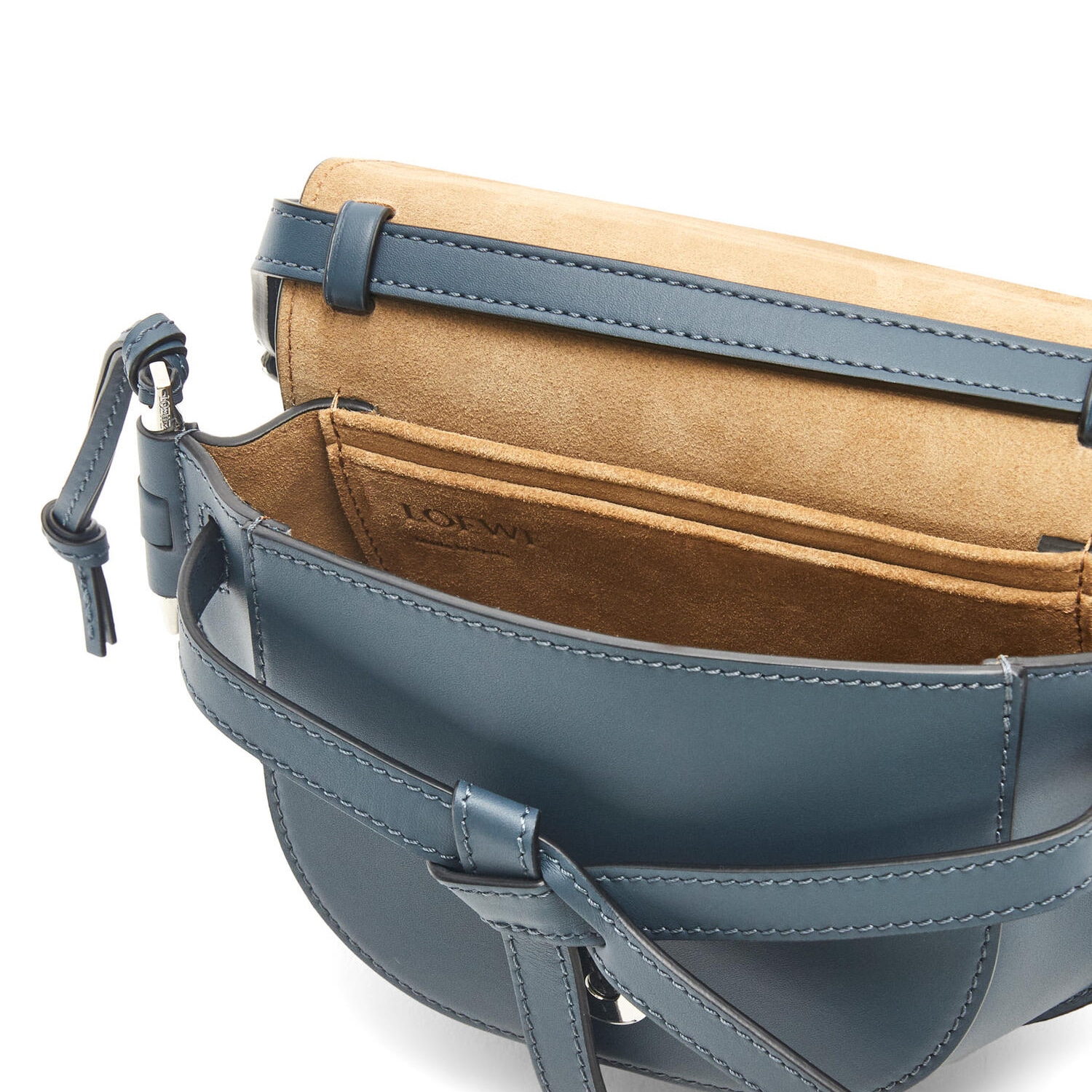 Loewe Mini Puzzle Bag Blue — фото 6