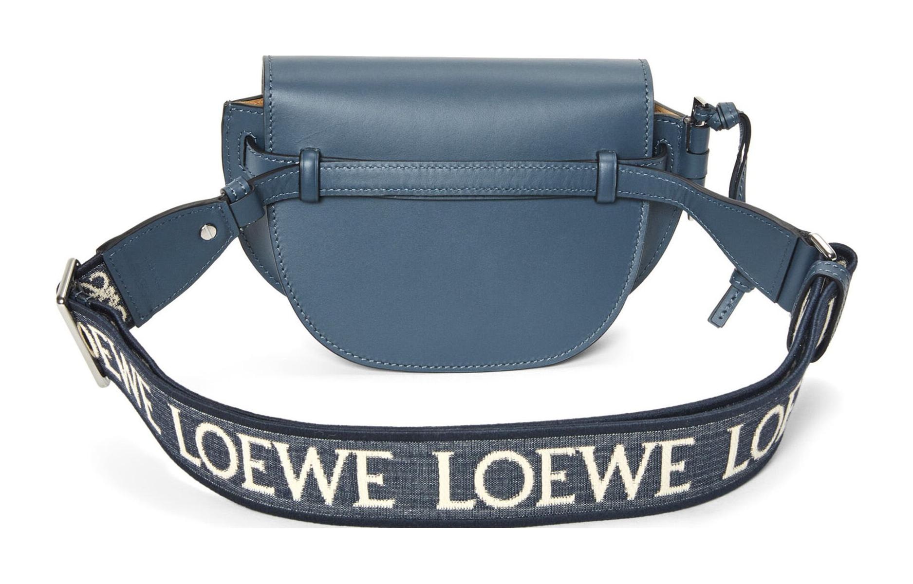 Loewe Mini Puzzle Bag Blue — фото 3