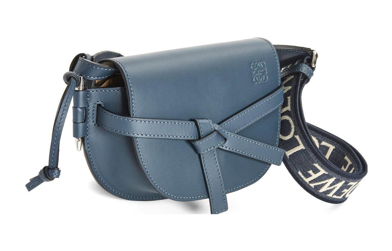 Loewe Mini Puzzle Bag Blue — фото 1
