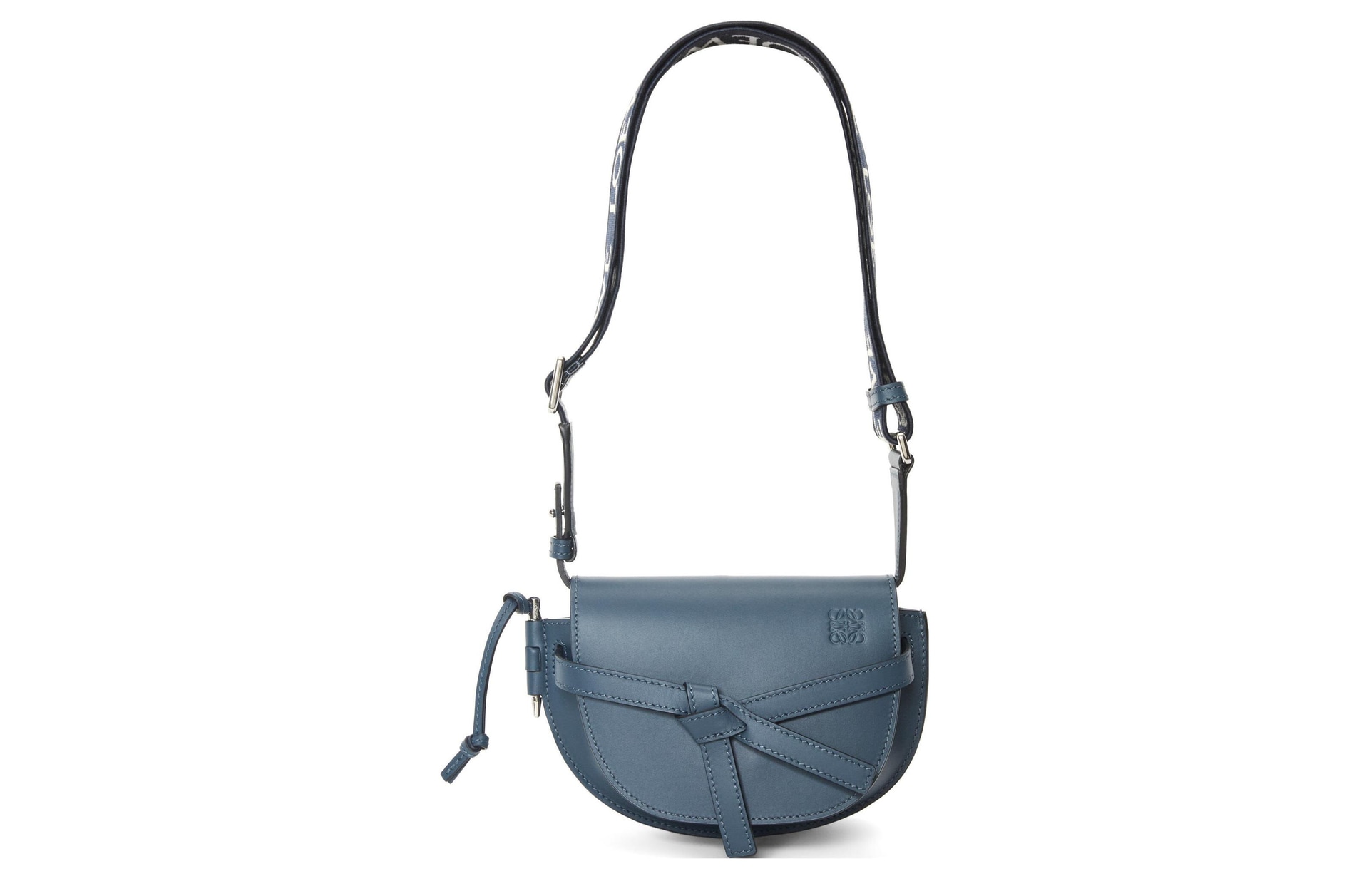 Loewe Mini Puzzle Bag Blue — фото 2