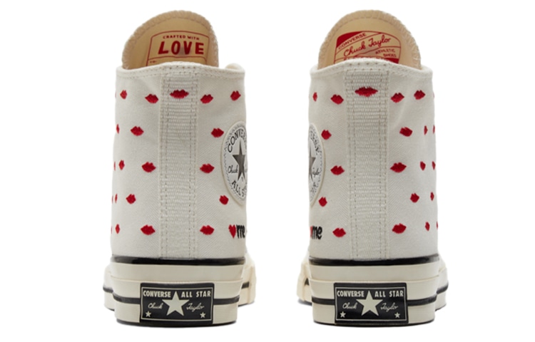 Converse 1970s Chuck Taylor All Star Valentine's Day High Top White Red — фото 8